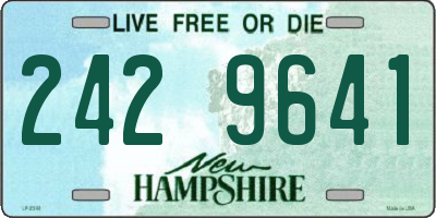 NH license plate 2429641