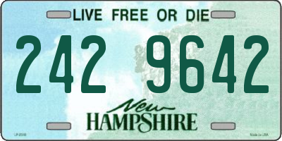NH license plate 2429642