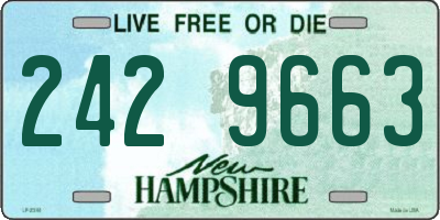 NH license plate 2429663