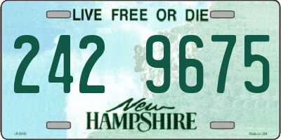 NH license plate 2429675