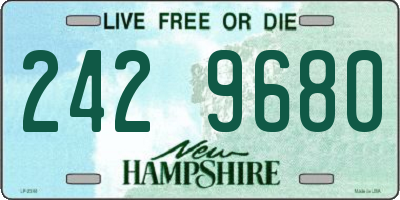NH license plate 2429680