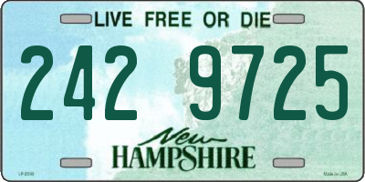 NH license plate 2429725