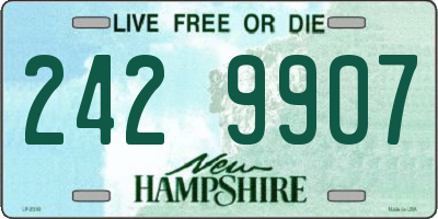 NH license plate 2429907