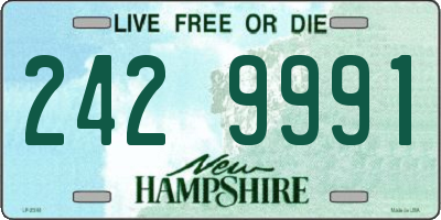 NH license plate 2429991