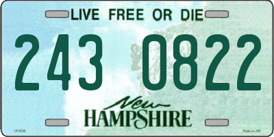 NH license plate 2430822