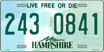 NH license plate 2430841