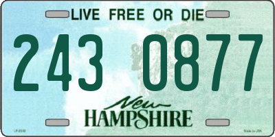 NH license plate 2430877