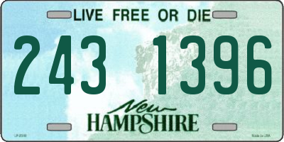 NH license plate 2431396