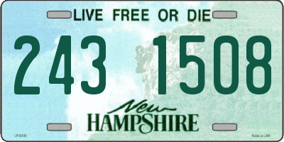 NH license plate 2431508