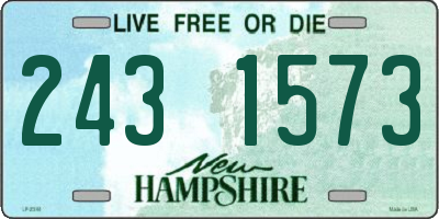 NH license plate 2431573