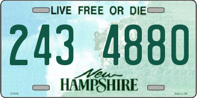 NH license plate 2434880