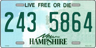 NH license plate 2435864