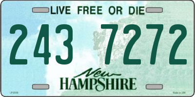 NH license plate 2437272