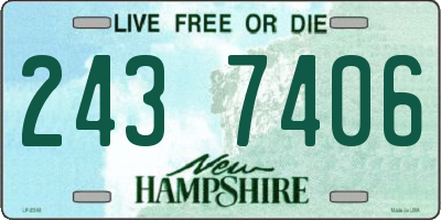NH license plate 2437406