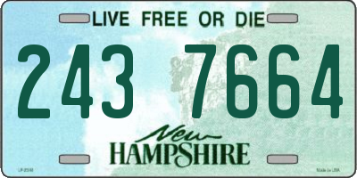 NH license plate 2437664