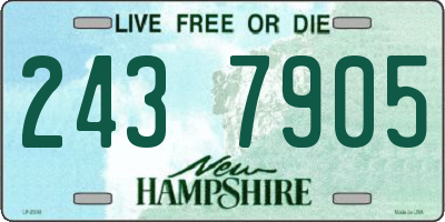 NH license plate 2437905