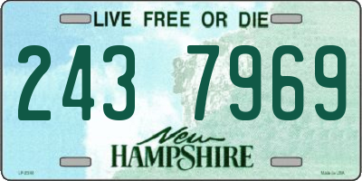NH license plate 2437969
