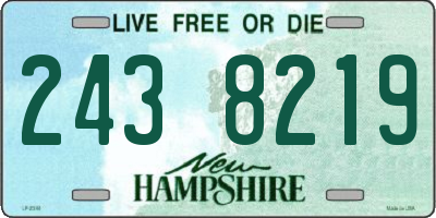 NH license plate 2438219
