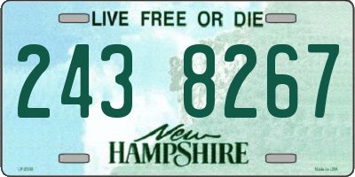 NH license plate 2438267