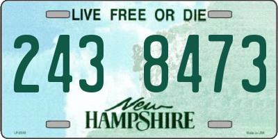 NH license plate 2438473