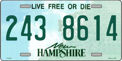 NH license plate 2438614