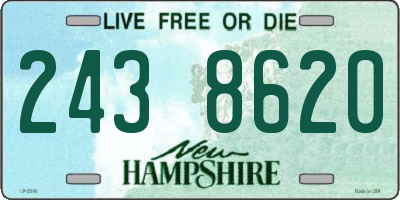 NH license plate 2438620