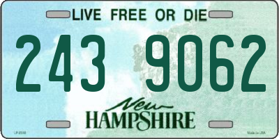 NH license plate 2439062