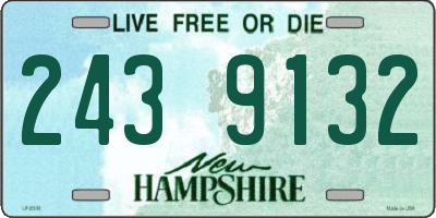 NH license plate 2439132