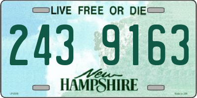 NH license plate 2439163