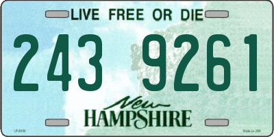 NH license plate 2439261