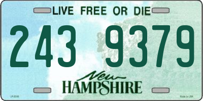 NH license plate 2439379