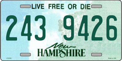 NH license plate 2439426