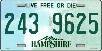 NH license plate 2439625