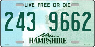 NH license plate 2439662
