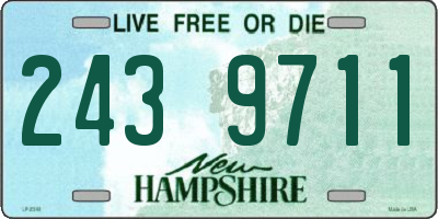 NH license plate 2439711