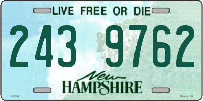 NH license plate 2439762
