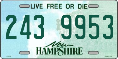 NH license plate 2439953