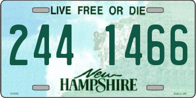 NH license plate 2441466