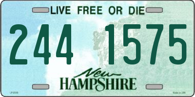 NH license plate 2441575