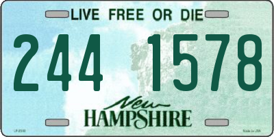 NH license plate 2441578