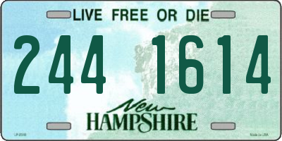 NH license plate 2441614