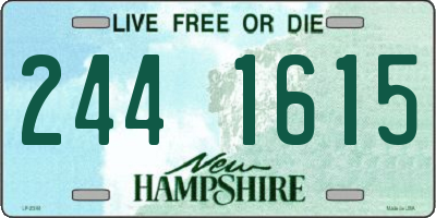 NH license plate 2441615