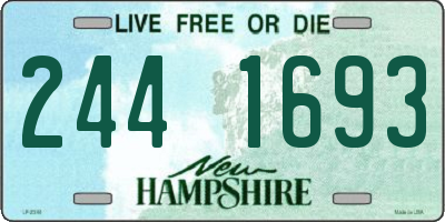 NH license plate 2441693