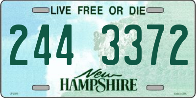 NH license plate 2443372