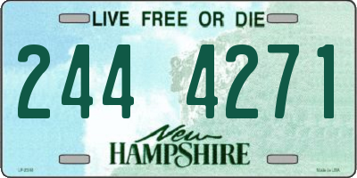 NH license plate 2444271