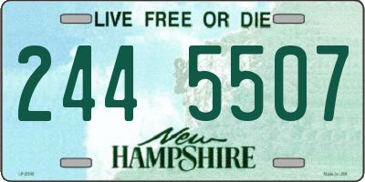 NH license plate 2445507