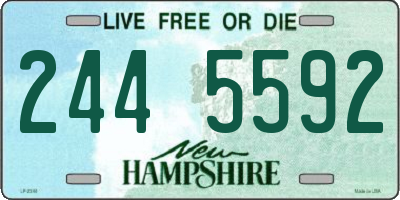 NH license plate 2445592
