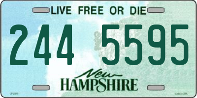 NH license plate 2445595