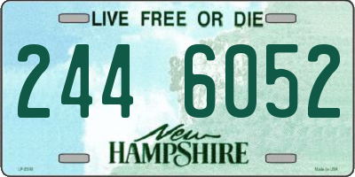 NH license plate 2446052