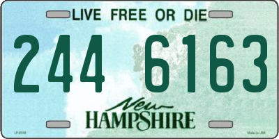 NH license plate 2446163